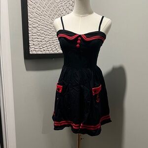 Hell Bunny Black and Red Dress